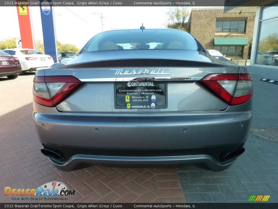 2013 Maserati GranTurismo Sport Coupe Grigio Alfieri (Grey) / Cuoio Photo #4