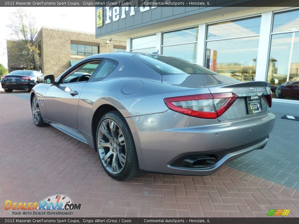 2013 Maserati GranTurismo Sport Coupe Grigio Alfieri (Grey) / Cuoio Photo #5