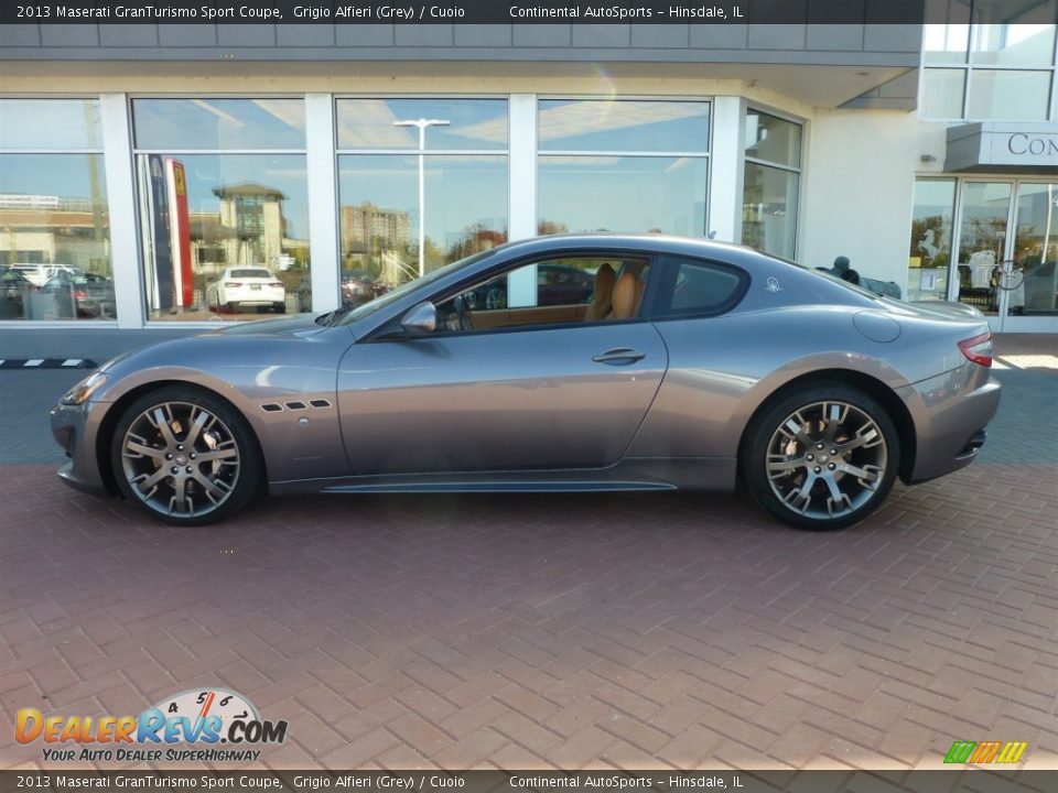 2013 Maserati GranTurismo Sport Coupe Grigio Alfieri (Grey) / Cuoio Photo #6