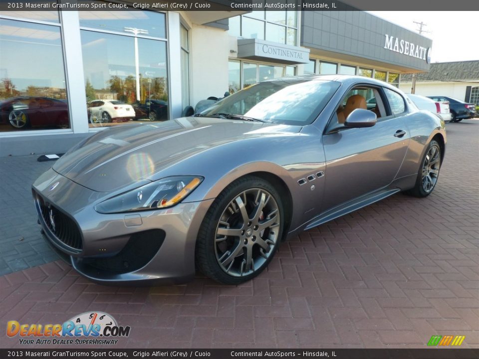 2013 Maserati GranTurismo Sport Coupe Grigio Alfieri (Grey) / Cuoio Photo #7