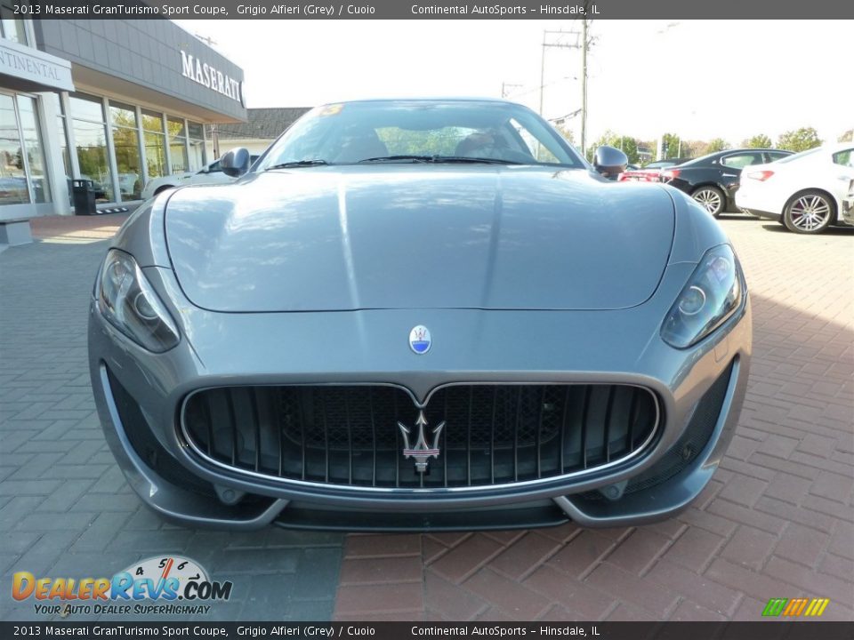 2013 Maserati GranTurismo Sport Coupe Grigio Alfieri (Grey) / Cuoio Photo #8