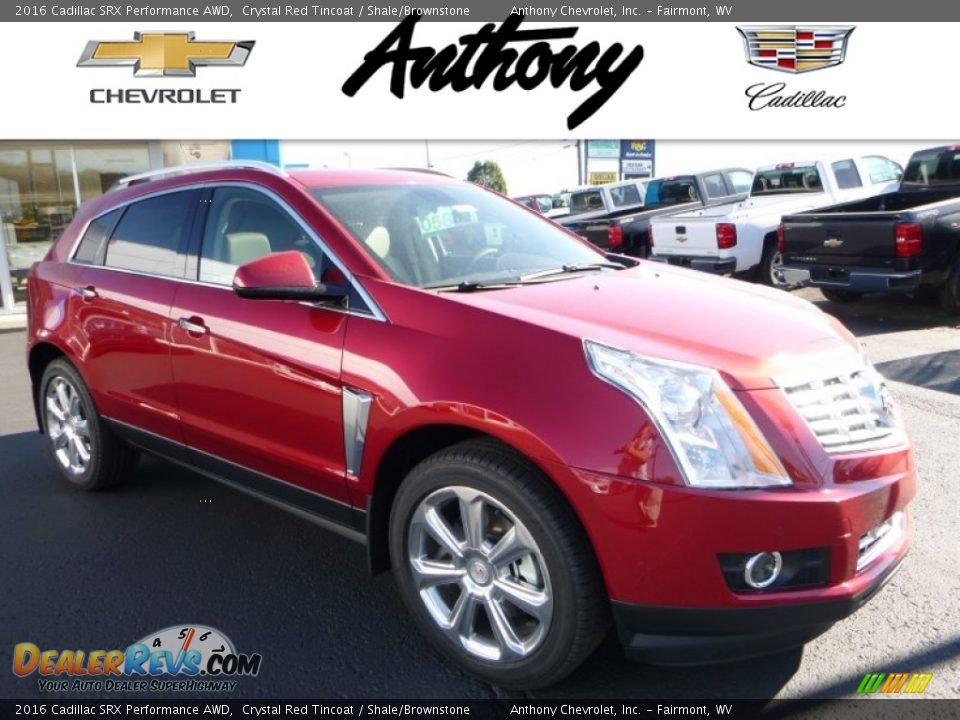 2016 Cadillac SRX Performance AWD Crystal Red Tincoat / Shale/Brownstone Photo #1