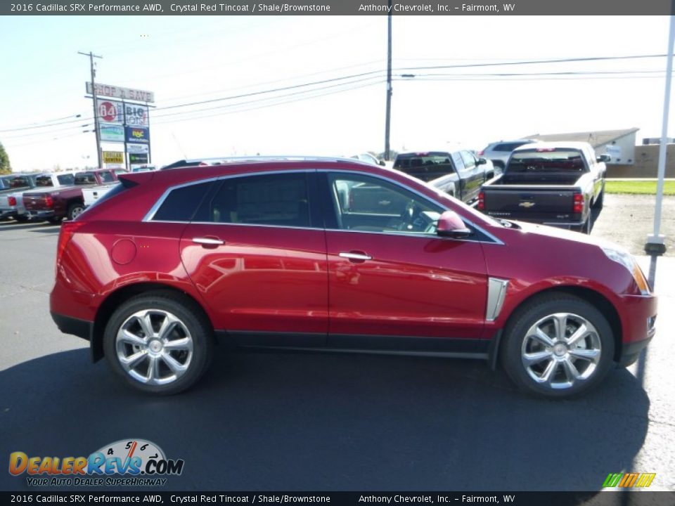2016 Cadillac SRX Performance AWD Crystal Red Tincoat / Shale/Brownstone Photo #7