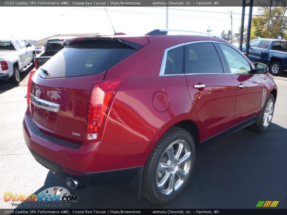2016 Cadillac SRX Performance AWD Crystal Red Tincoat / Shale/Brownstone Photo #8