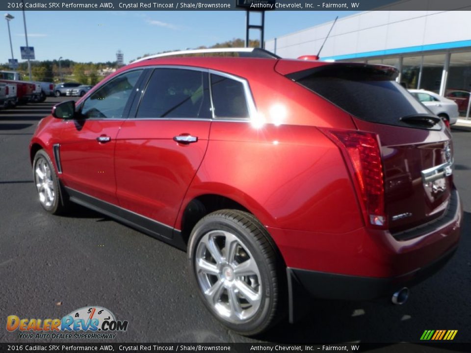 2016 Cadillac SRX Performance AWD Crystal Red Tincoat / Shale/Brownstone Photo #10