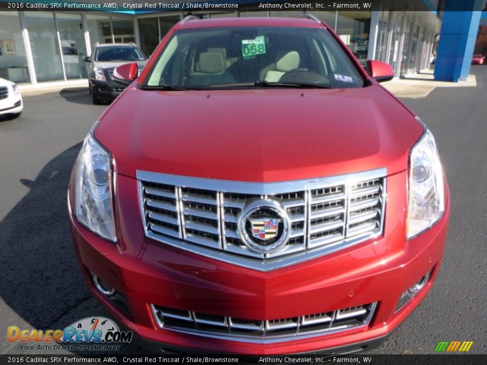 2016 Cadillac SRX Performance AWD Crystal Red Tincoat / Shale/Brownstone Photo #13