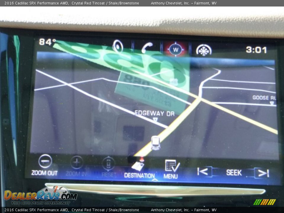 2016 Cadillac SRX Performance AWD Crystal Red Tincoat / Shale/Brownstone Photo #19
