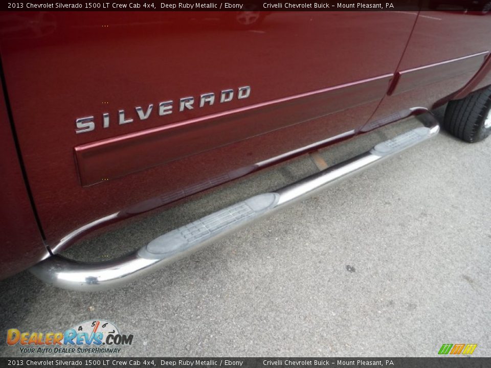 2013 Chevrolet Silverado 1500 LT Crew Cab 4x4 Deep Ruby Metallic / Ebony Photo #4