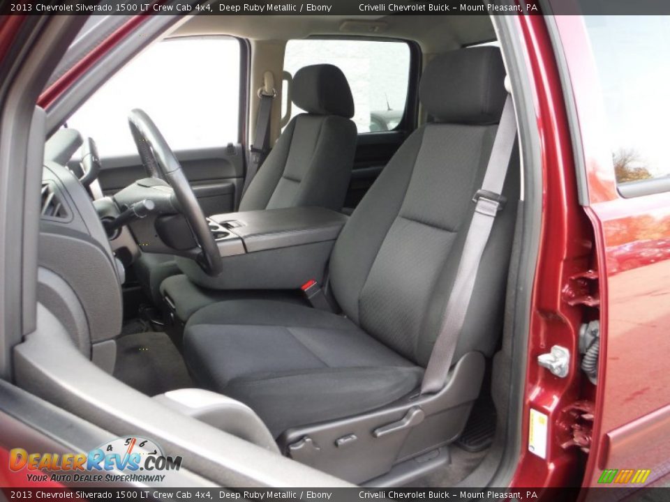 2013 Chevrolet Silverado 1500 LT Crew Cab 4x4 Deep Ruby Metallic / Ebony Photo #19
