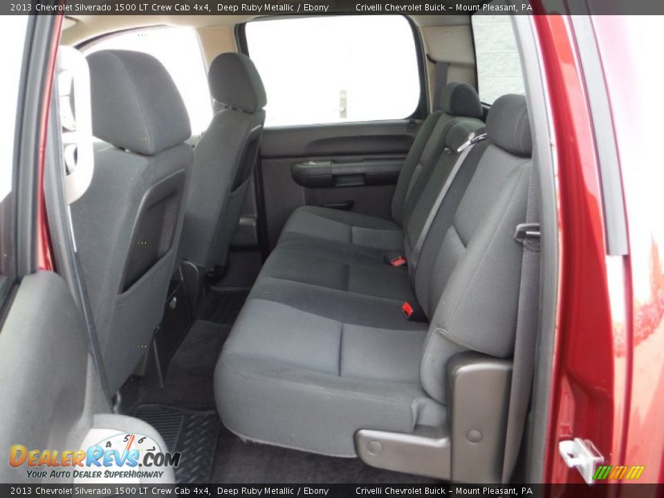 2013 Chevrolet Silverado 1500 LT Crew Cab 4x4 Deep Ruby Metallic / Ebony Photo #31