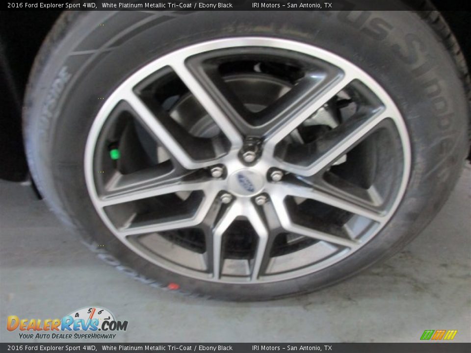 2016 Ford Explorer Sport 4WD White Platinum Metallic Tri-Coat / Ebony Black Photo #4