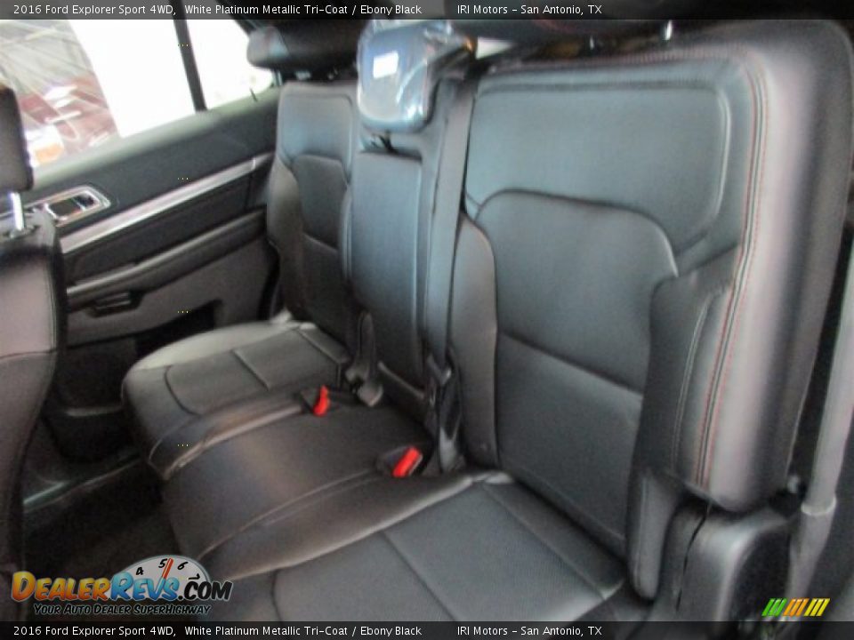 2016 Ford Explorer Sport 4WD White Platinum Metallic Tri-Coat / Ebony Black Photo #10