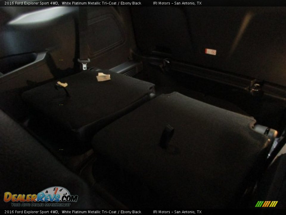 2016 Ford Explorer Sport 4WD White Platinum Metallic Tri-Coat / Ebony Black Photo #11