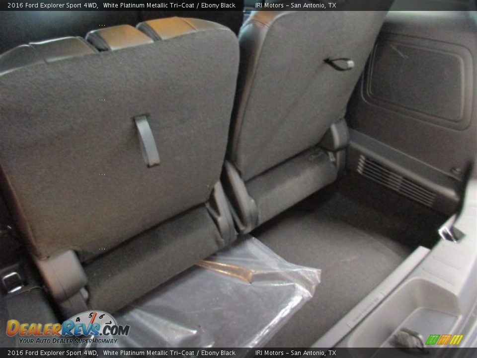 2016 Ford Explorer Sport 4WD White Platinum Metallic Tri-Coat / Ebony Black Photo #15