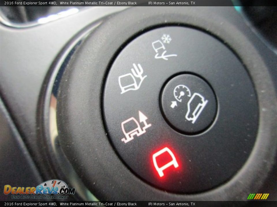 2016 Ford Explorer Sport 4WD White Platinum Metallic Tri-Coat / Ebony Black Photo #21