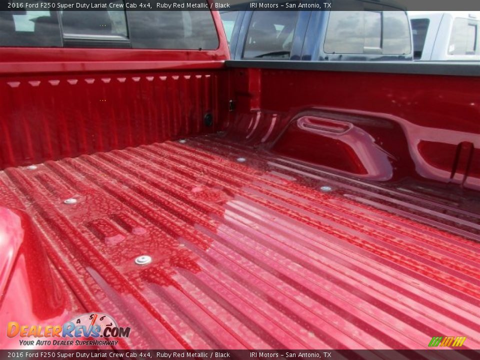 2016 Ford F250 Super Duty Lariat Crew Cab 4x4 Ruby Red Metallic / Black Photo #7