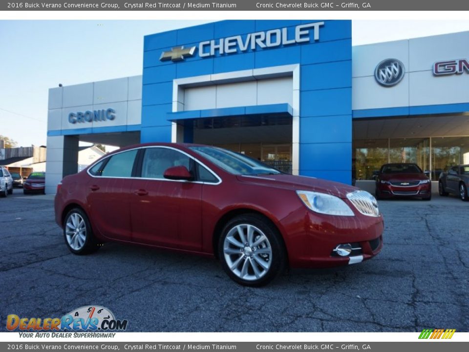 2016 Buick Verano Convenience Group Crystal Red Tintcoat / Medium Titanium Photo #1