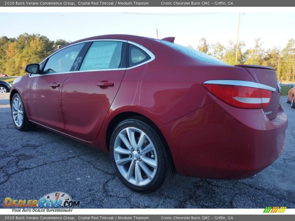 2016 Buick Verano Convenience Group Crystal Red Tintcoat / Medium Titanium Photo #5