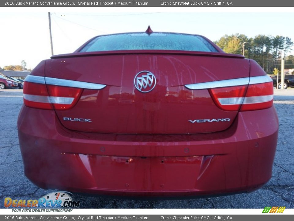 2016 Buick Verano Convenience Group Crystal Red Tintcoat / Medium Titanium Photo #6