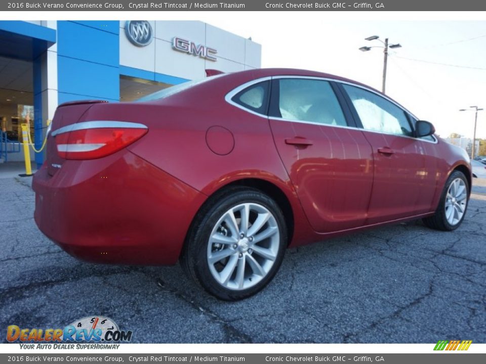 2016 Buick Verano Convenience Group Crystal Red Tintcoat / Medium Titanium Photo #7