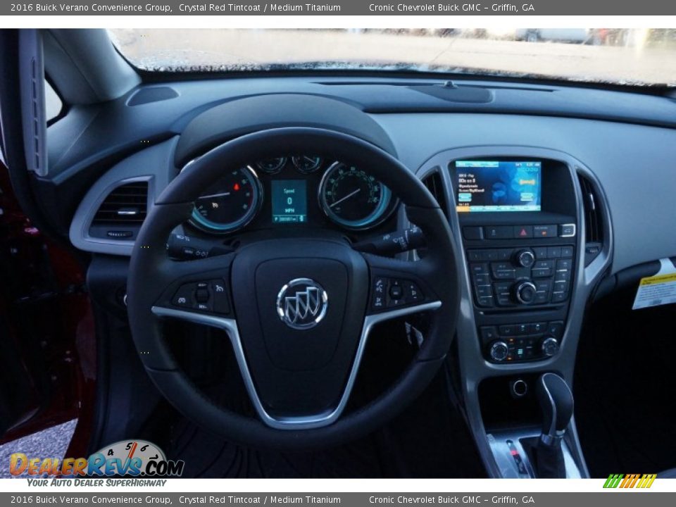 2016 Buick Verano Convenience Group Crystal Red Tintcoat / Medium Titanium Photo #10