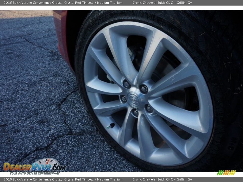 2016 Buick Verano Convenience Group Crystal Red Tintcoat / Medium Titanium Photo #11
