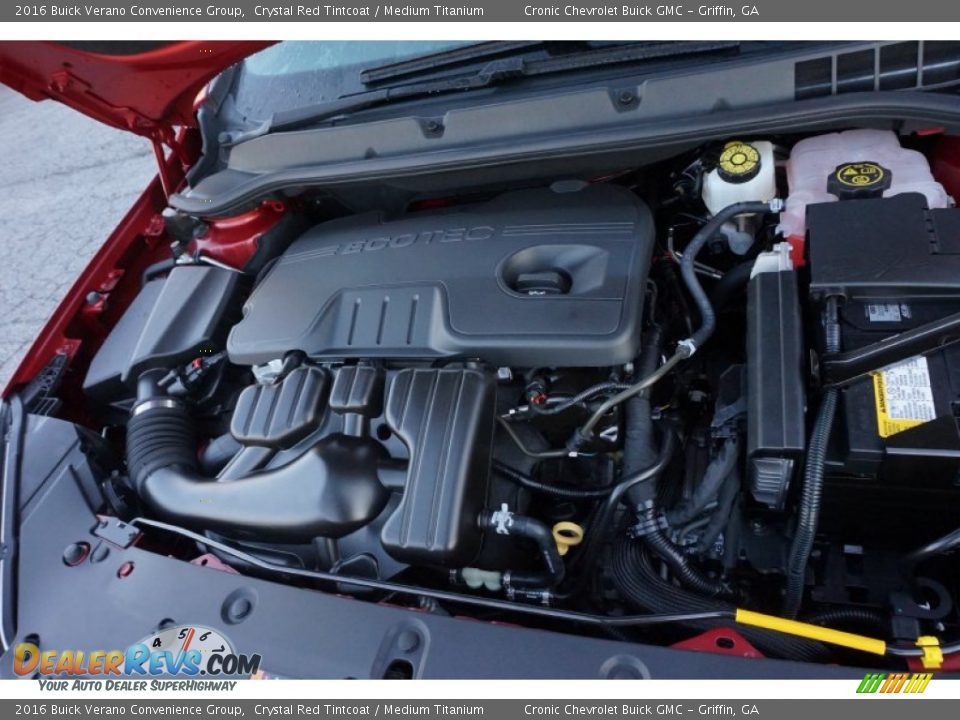 2016 Buick Verano Convenience Group Crystal Red Tintcoat / Medium Titanium Photo #12