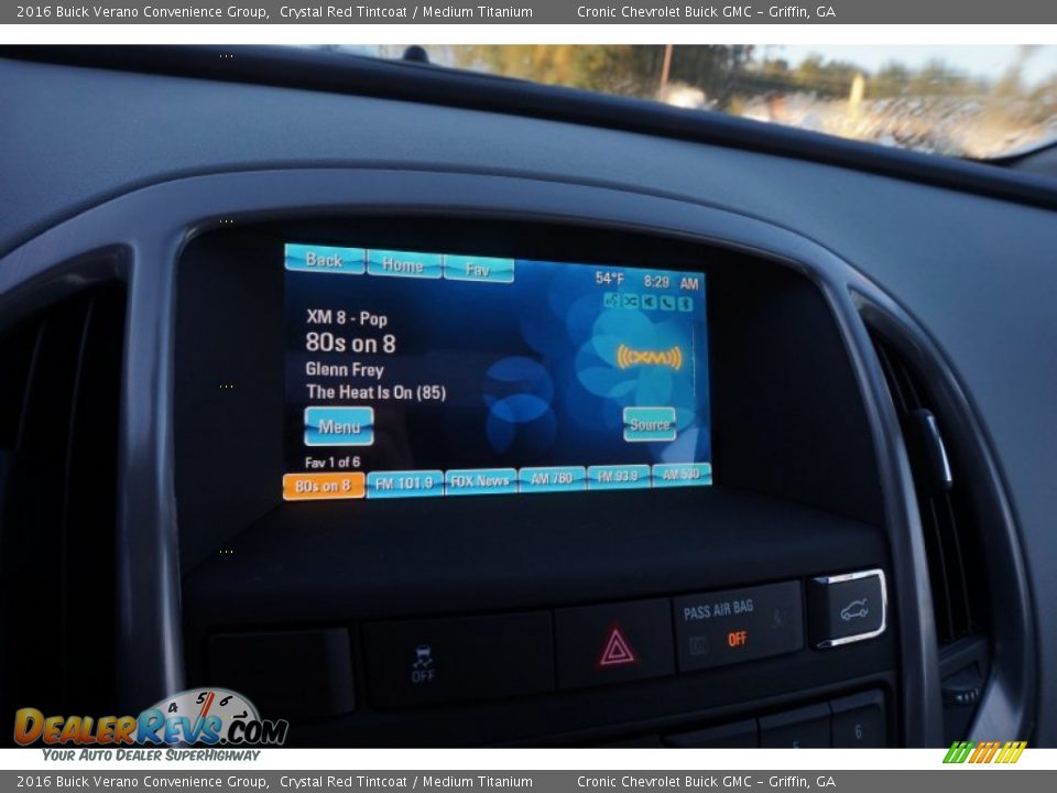 2016 Buick Verano Convenience Group Crystal Red Tintcoat / Medium Titanium Photo #14