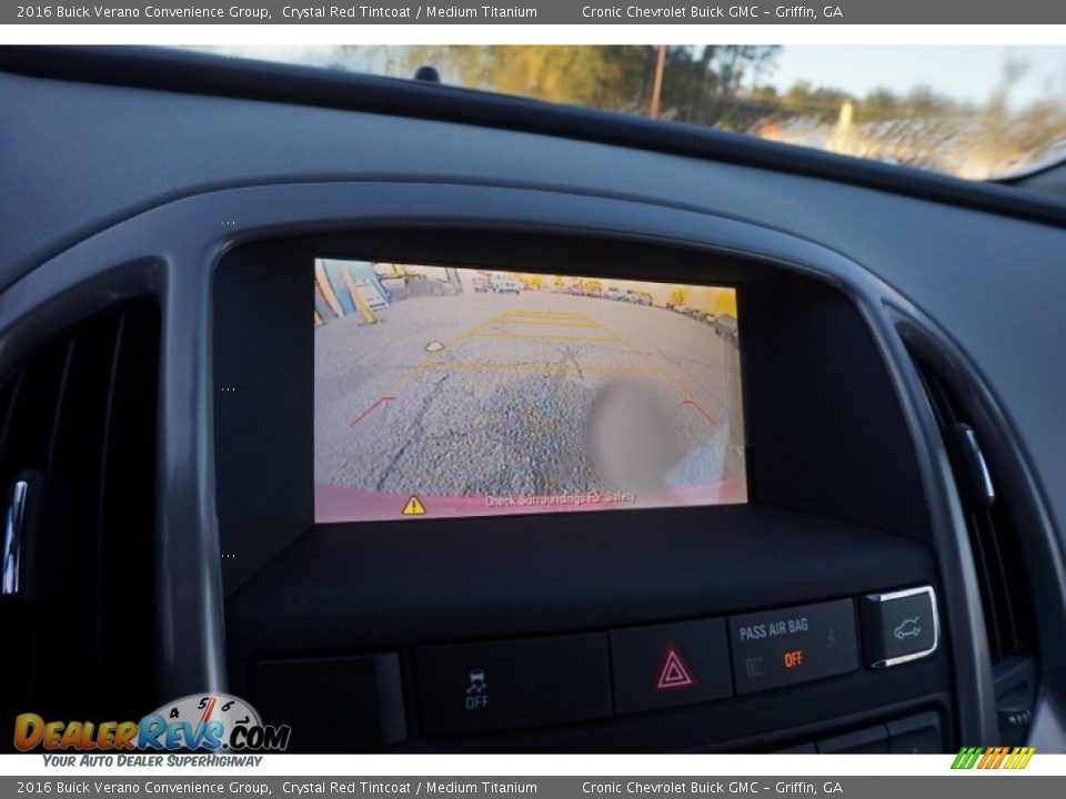 2016 Buick Verano Convenience Group Crystal Red Tintcoat / Medium Titanium Photo #15