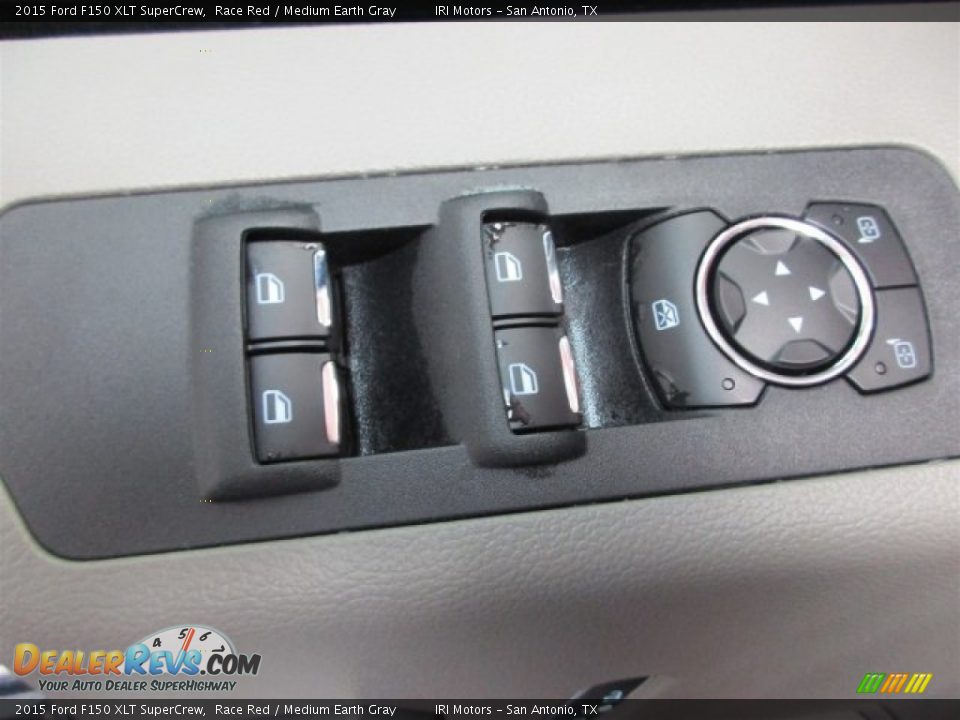 2015 Ford F150 XLT SuperCrew Race Red / Medium Earth Gray Photo #11