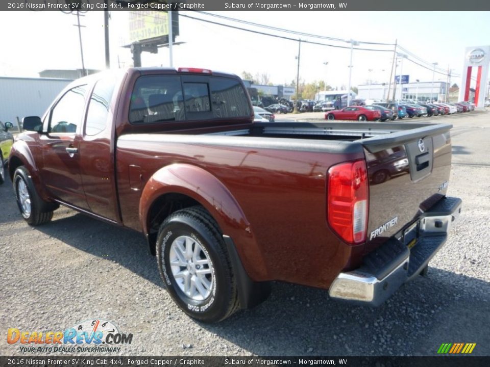 2016 Nissan Frontier SV King Cab 4x4 Forged Copper / Graphite Photo #10