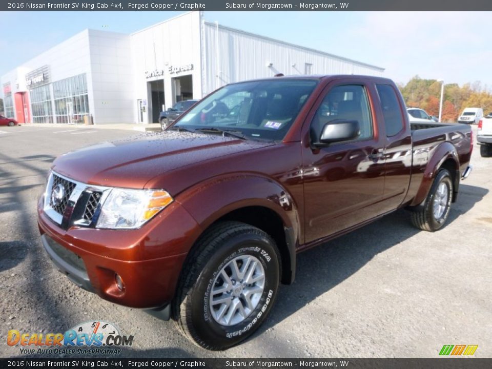 2016 Nissan Frontier SV King Cab 4x4 Forged Copper / Graphite Photo #12