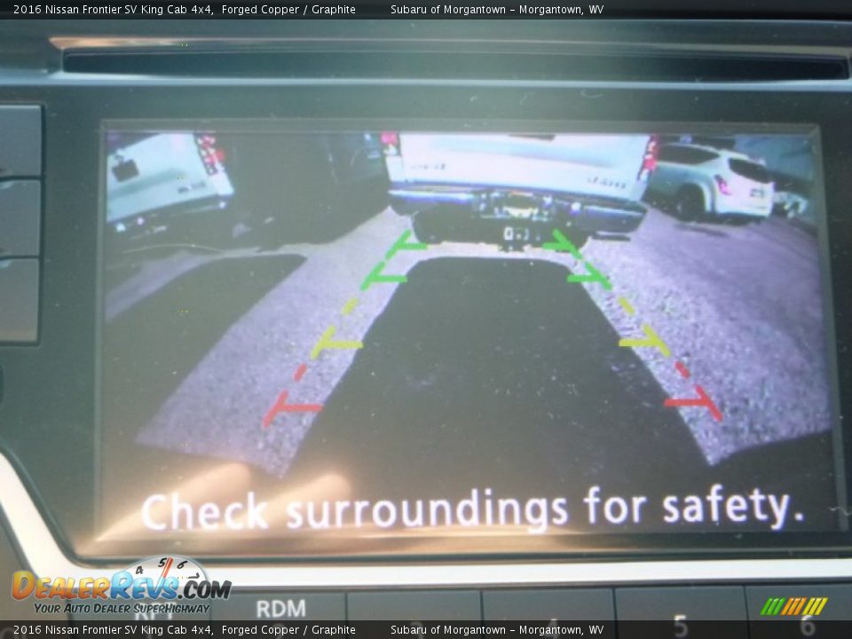 2016 Nissan Frontier SV King Cab 4x4 Forged Copper / Graphite Photo #14