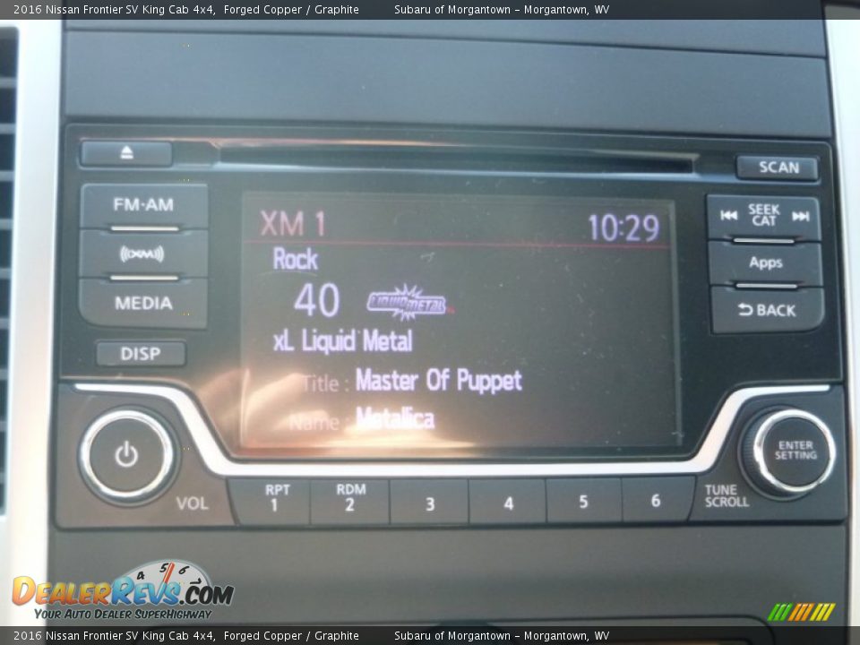 2016 Nissan Frontier SV King Cab 4x4 Forged Copper / Graphite Photo #15