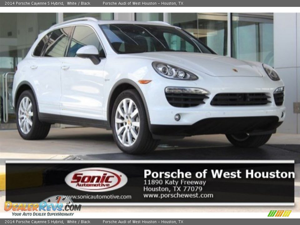 2014 Porsche Cayenne S Hybrid White / Black Photo #1