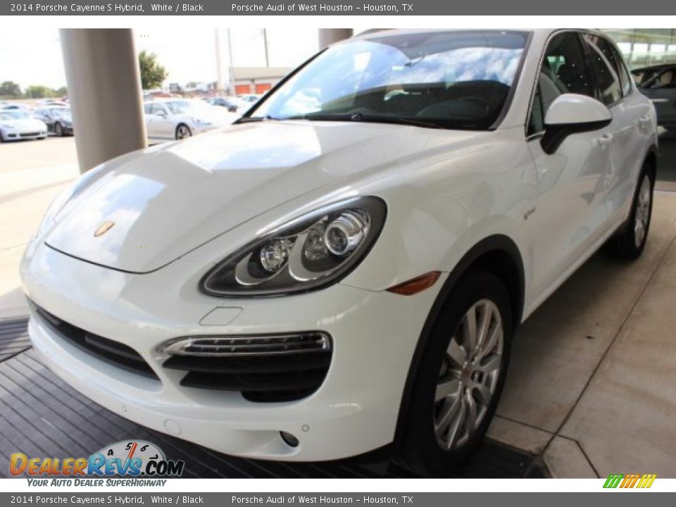 2014 Porsche Cayenne S Hybrid White / Black Photo #3