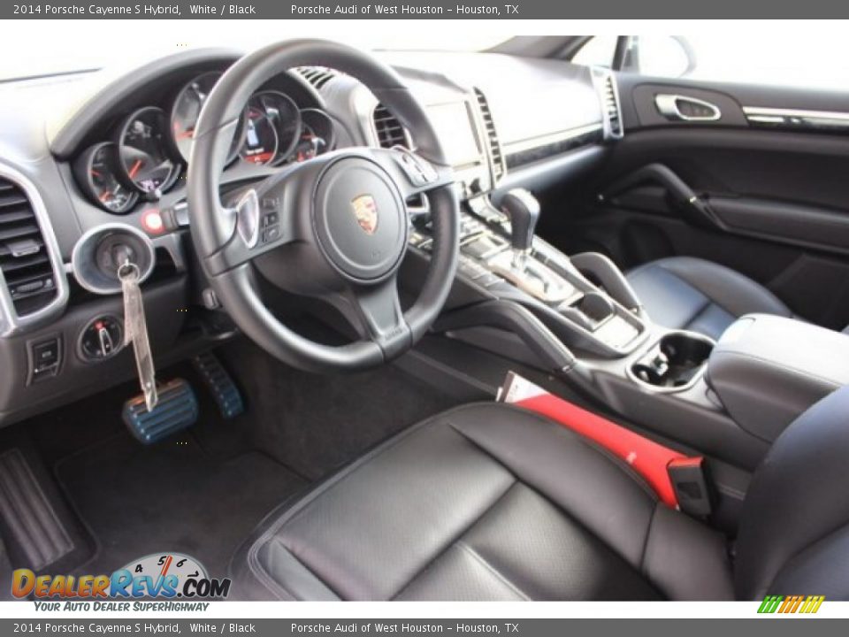 2014 Porsche Cayenne S Hybrid White / Black Photo #13