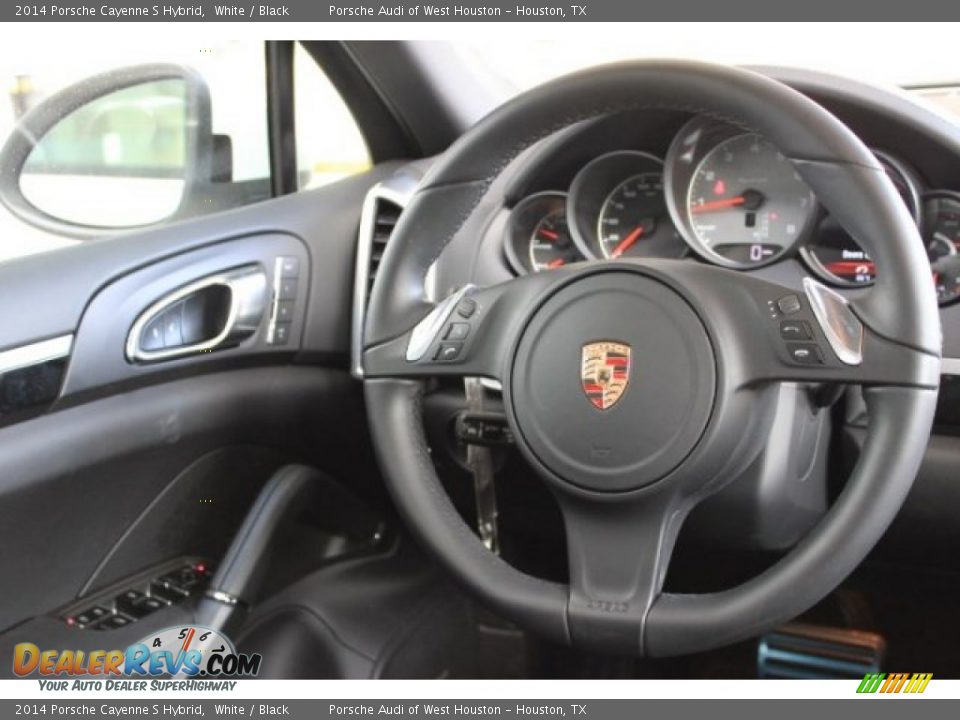 2014 Porsche Cayenne S Hybrid White / Black Photo #35