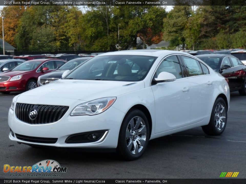 2016 Buick Regal Regal Group Summit White / Light Neutral/Cocoa Photo #1