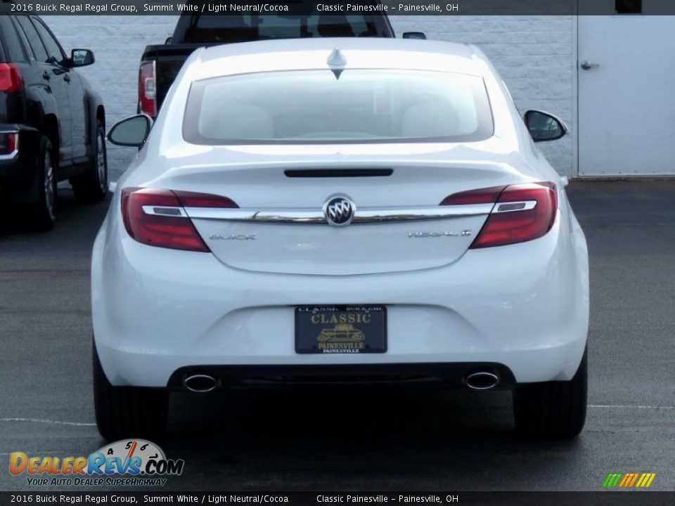 2016 Buick Regal Regal Group Summit White / Light Neutral/Cocoa Photo #4