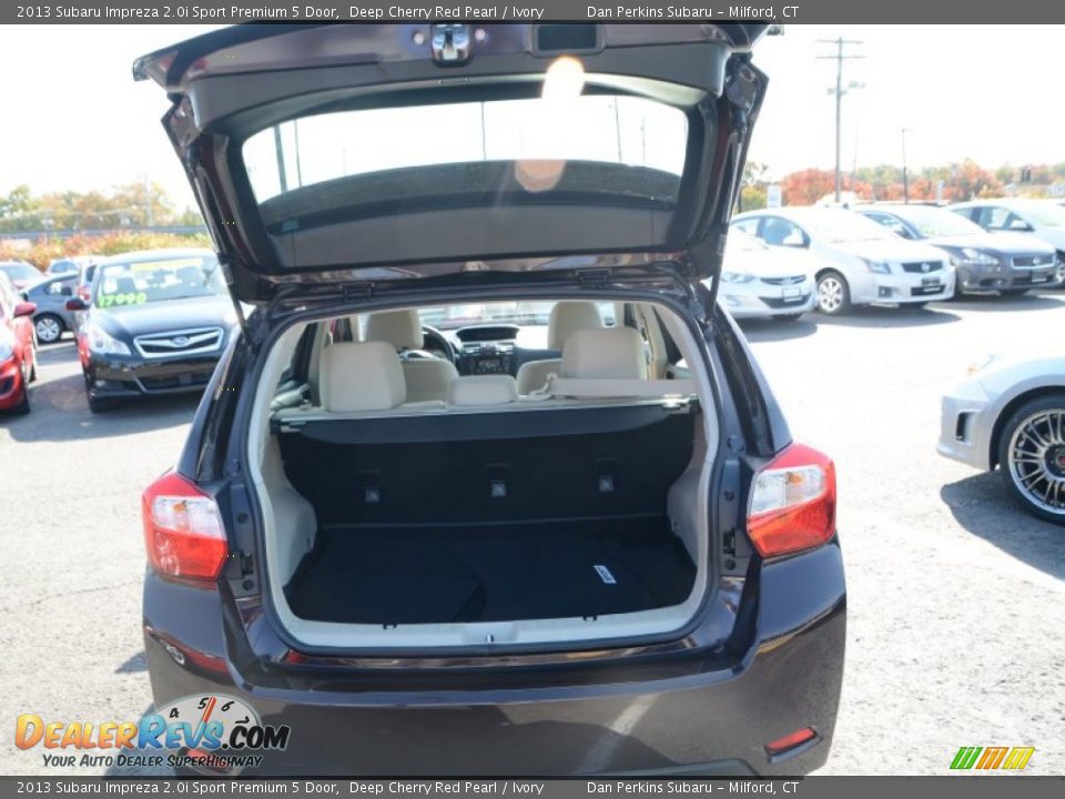 2013 Subaru Impreza 2.0i Sport Premium 5 Door Deep Cherry Red Pearl / Ivory Photo #8