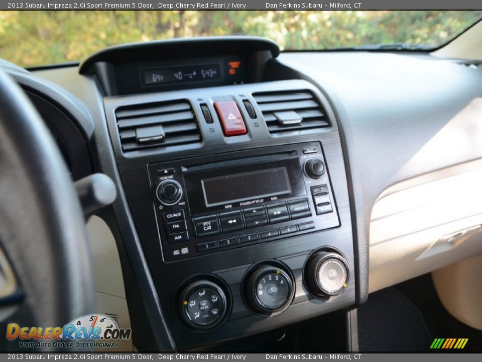 2013 Subaru Impreza 2.0i Sport Premium 5 Door Deep Cherry Red Pearl / Ivory Photo #12