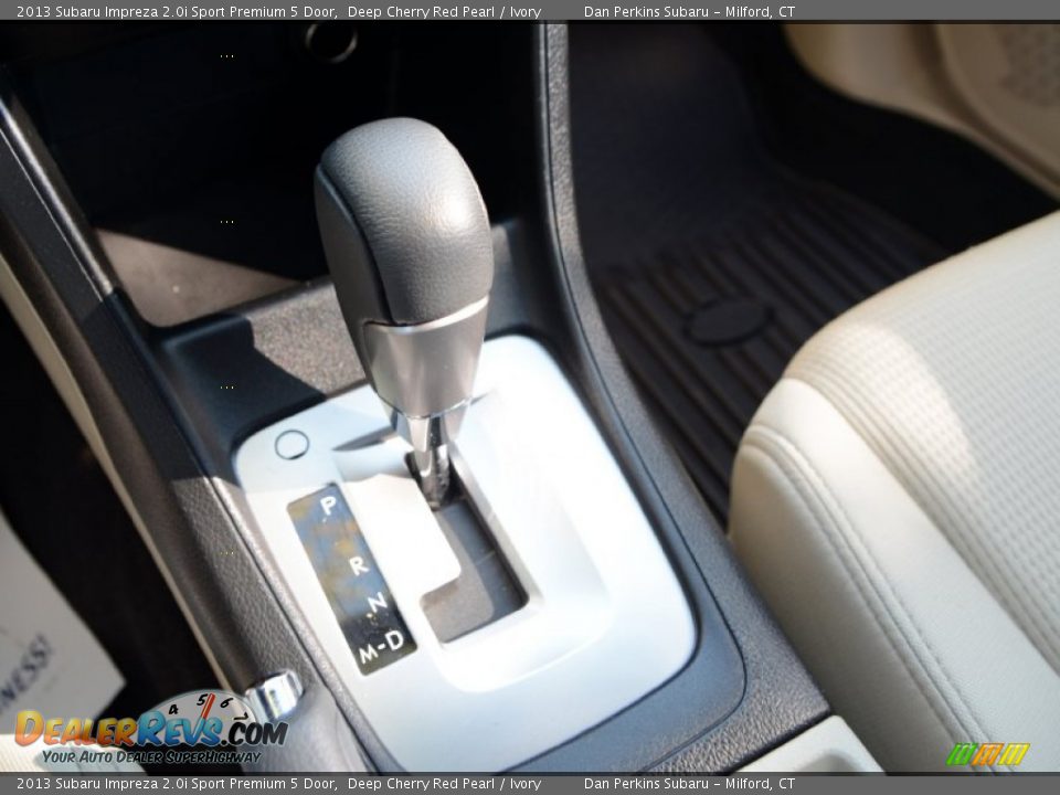 2013 Subaru Impreza 2.0i Sport Premium 5 Door Deep Cherry Red Pearl / Ivory Photo #13