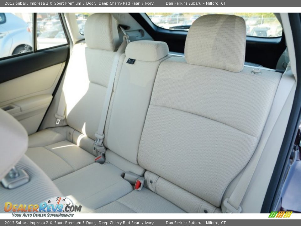 2013 Subaru Impreza 2.0i Sport Premium 5 Door Deep Cherry Red Pearl / Ivory Photo #14