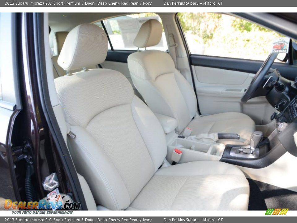 2013 Subaru Impreza 2.0i Sport Premium 5 Door Deep Cherry Red Pearl / Ivory Photo #15