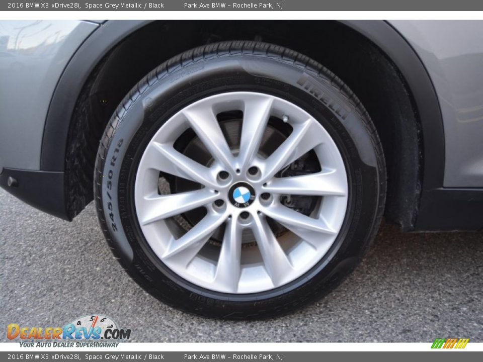 2016 BMW X3 xDrive28i Space Grey Metallic / Black Photo #32