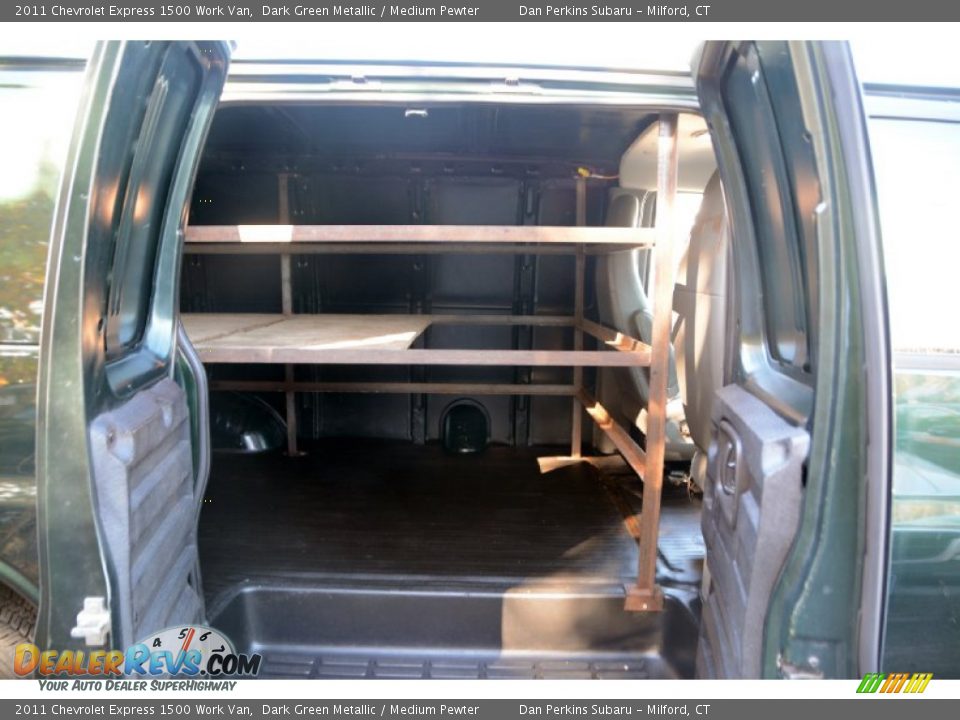 2011 Chevrolet Express 1500 Work Van Dark Green Metallic / Medium Pewter Photo #12