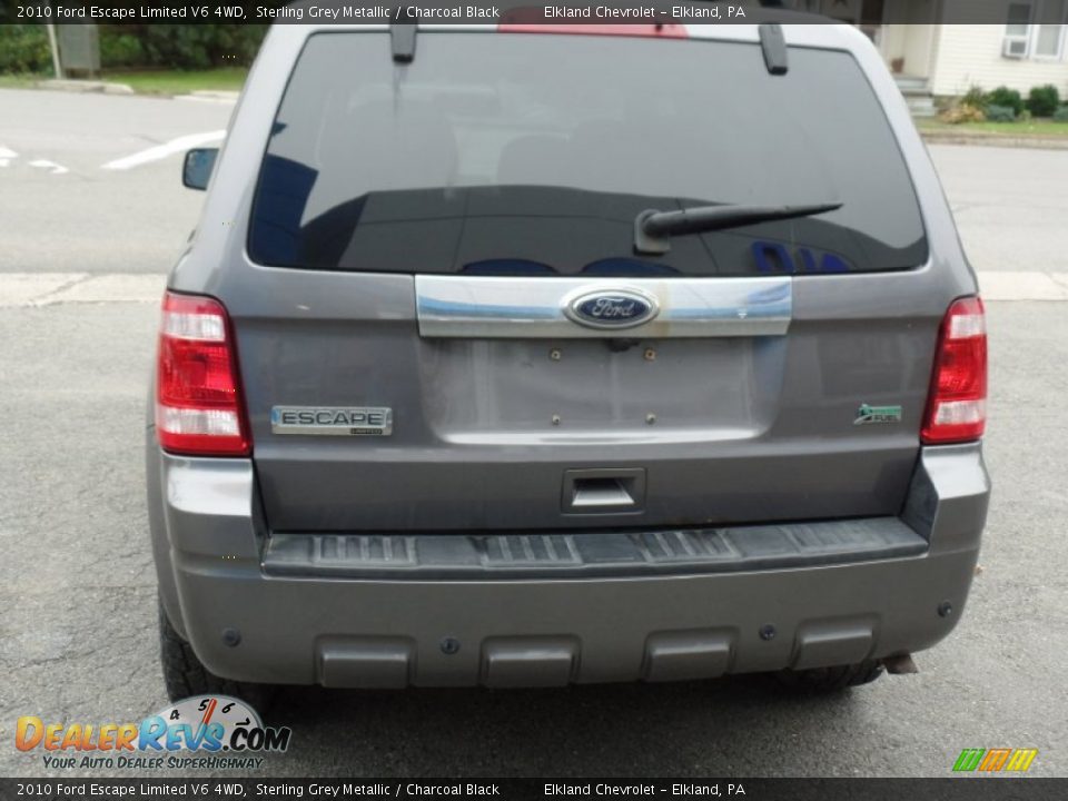 2010 Ford Escape Limited V6 4WD Sterling Grey Metallic / Charcoal Black Photo #5