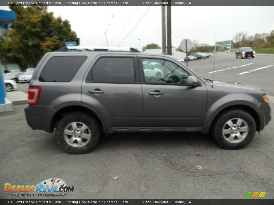 2010 Ford Escape Limited V6 4WD Sterling Grey Metallic / Charcoal Black Photo #9