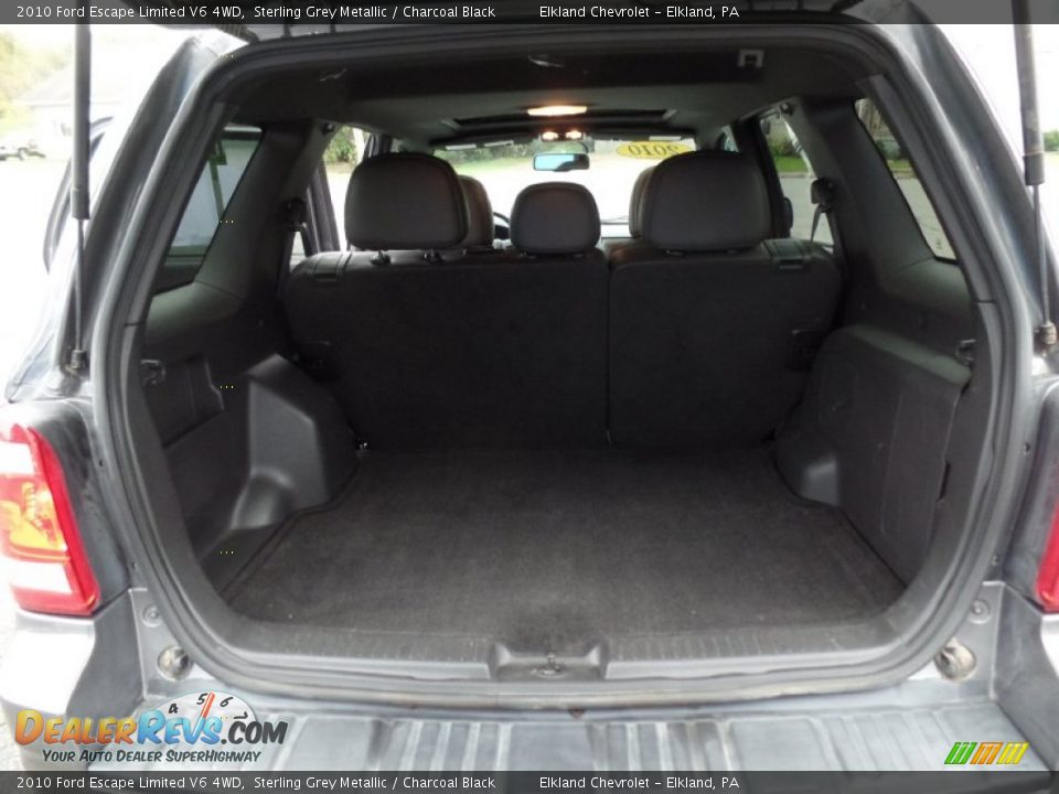 2010 Ford Escape Limited V6 4WD Sterling Grey Metallic / Charcoal Black Photo #26